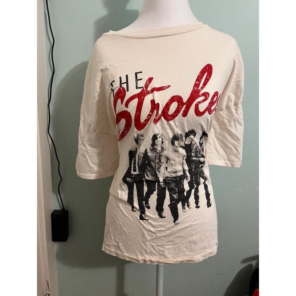 Women's Unbranded T-shirt Size M Cream Color